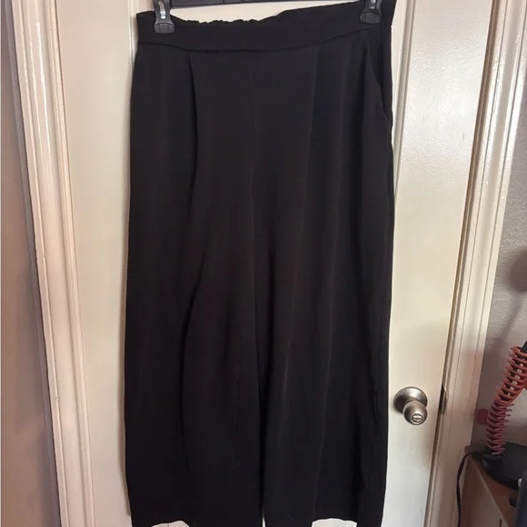 ASOS Edition Black Wide-Leg High-Rise Trousers - Picture 5 of 7